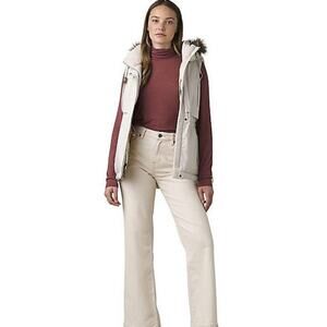 NWT ON SALE FOR END OF WINTER PRANA BANAJAARA GREY HEATHER VEST SZ SM $249 MSRP